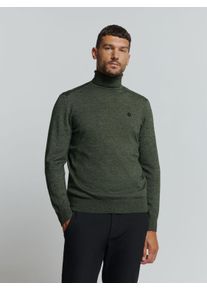 NO EXCESS Herren Rollkragenpullover "NO EXCESS Rollkragenpullover", grau, Gr. XXL, 34% Viskose, 34% Baumwolle, 32% Polyester, Pullover