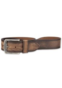 Bernd Götz BERND GÖTZ Damen Ledergürtel, braun, casual,modisch, Gr. 100, unifarben, Leder, Gürtel, mit silberfarbener Schließe