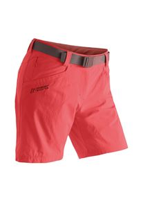 Maier Sports Damen Funktionsshorts "Lulaka Shorts", rot, Gr. 34, 90% Polyamid, 10% Elasthan, Hosen, Damen Shorts, kurze Wanderhose, Outdoorhose mit 4