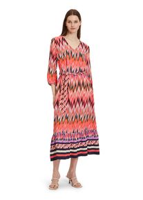 Betty Barclay Damen Midikleid "Betty Barclay Midikleid mit Muster", rot, feminin, Gr. 36, Obermaterial: 100% Viskose., Kleider, Design