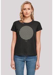 F4NT4STIC Damen T-Shirt "Geometrics", schwarz, casual, Gr. L, Obermaterial: 100% Baumwolle, Shirts, Print
