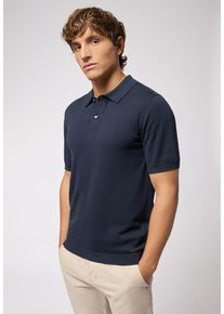 Roy Robson Herren Poloshirt "Feinstrick", blau, casual, Gr. M, unifarben, 60% Baumwolle, 40% Viskose, Shirts