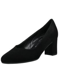 Gabor COMFORT Damen Pumps "Gabor Comfort Pumps Veloursleder", Gr. 40,5, schwarz, Veloursleder, casual, Schuhe
