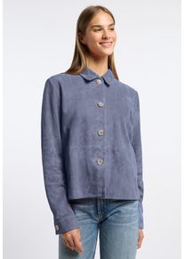 Frieda & Freddies New York Damen Lederjacke "Leather Jacket / Ayleen", blau, casual, Gr. 42, FRIEDA & FREDDIES, unifarben, 100% Ziegenleder, Jacken