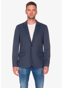 Herren Sakko "MISAR", blau, klassisch, Gr. M, Le Temps Des Cerises, unifarben, 43% Polyester, 26% Viskose, 21% Nylon, 10% Elasthan, Sakkos, mit