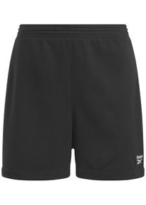 Reebok Damen Sweatshorts "Reebok IDENTITY SL FT SHORT", schwarz, sportlich, Gr. S, Obermaterial: 70% Baumwolle, 30% Polyester, Hosen