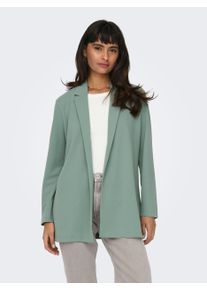Jacqueline de Yong JDY Damen Jerseyblazer "JDYGEGGO L/S BLAZER JRS NOOS", grün, modisch, Gr. XS, unifarben, Jersey, Obermaterial: 95% Polyester, 5% Elasthan, Blazer