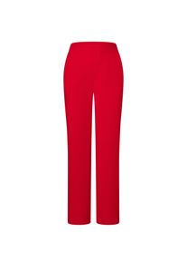 MAC Damen Bootcuthose "CHIARA", rot, casual, Gr. 48, Flanell, Obermaterial: 100% Polyester, Hosen, Bootcut-Form in figurbetonter Form