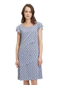 Betty Barclay Damen Jerseykleid "Betty Barclay Jerseykleid mit Stufen", blau, casual, Gr. 36, Obermaterial: 94% Polyester, 6% Elasthan. Futter: 100%