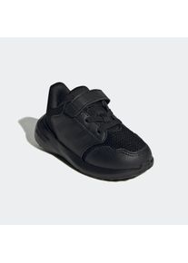 Klettschuh "TENSAUR RUN 3.0 KIDS", adidas Sportswear, Gr. 26, schwarz, Textil, Synthetik, sportlich, Schuhe, für Kinder