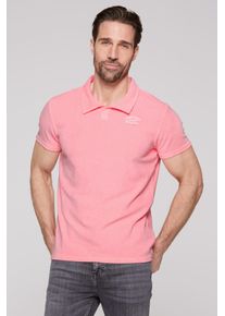 CAMP DAVID Herren Poloshirtneon punch, casual, Gr. XXL, bestickt, Material: 80% Baumwolle, 20% Polyester, Shirts, mit Stickerei