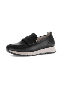 Gabor Damen Slipper "FLORENZ", Gr. 37, schwarz, Kalbsleder, unifarben, modisch, Schuhe, Plateau, Schlupfschuh, Komfortschuh in Bequemweite G (= weit)