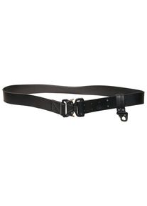 Urban Classics Damen Hüftgürtel "Urban Classics Unisex Imitation Leather Belt With Hook", schwarz, Gr. S, 100% Polyester, Gürtel