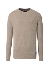 Casamoda Herren Strickpullover "Casamoda Pullover uni", beige, Gr. XL, 100% Baumwolle, Pullover