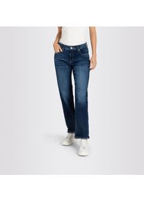 MAC Damen 5-Pocket-Jeans "STRAIGHT", blau, casual, Gr. 36, Denim/Jeans, Obermaterial: 71% Baumwolle, 16% Polyester, 11% Lyocell, 2% Elasthan, Jeans,