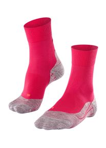 Falke Damen Socken "RU4 Endurance", Gr. 35, rosa, Materialmix, Socken, Hohe Feuchtigkeitsaufnahme, schnell trocknend, mittelstark gepolstert
