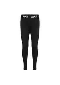 Nike Sportswear Kinder Funktionsleggings "NKG SPORT ESSENT PRTD LEGGING - für Kinder", schwarz, sportlich, Gr. 5, Obermaterial: 88% Polyester, 12%