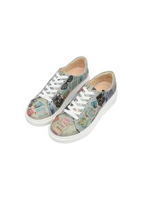 DOGO Damen Plateausneaker "Myra Low-Top Sneaker Ready To Travel Damen Sneaker", Gr. 40, bunt, Lederimitat, Schuhe, Vegan