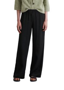 Marc O'Polo MARC O'POLO Damen Chinohose "aus Viskose-Twill", schwarz, casual, Gr. 38, unifarben, Obermaterial: 100% Viskose, Hosen