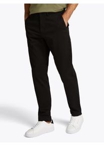 Tommy Hilfiger Herren Chinohose "HARLEM CHINO SATIN", schwarz, casual, Gr. 36, Web, Obermaterial: 98% Baumwolle, 2% Elasthan, Hosen