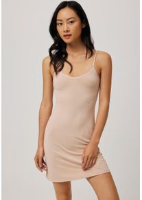YSABEL MORA Damen Unterkleid, Gr. L, beige, Web, Obermaterial: 90% Polyamid, 10% Elasthan, unifarben, casual, Kleider, luftiges Basic für Tag und