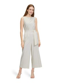 Betty Barclay Damen Overall "Betty Barclay Jumpsuit mit Eingrifftaschen", weiß, feminin, Gr. 42, Obermaterial: 86% Polyester, 14% Elasthan.,