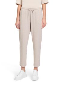 BETTY & CO BETTY & CO Damen Schlupfhose "Betty & Co Schlupfhose mit Bindegürtel", beige, casual, Gr. 46, Obermaterial: 41% Polyester, 26% Baumwolle, 25%