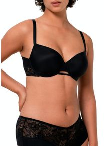 Triumph Damen Bügel-BH "Vivid Spotlight WHP", Gr. 80, schwarz, Microtouch, Spitze, Obermaterial: 59% Polyamid, 27% Polyester, 14% Elasthan,