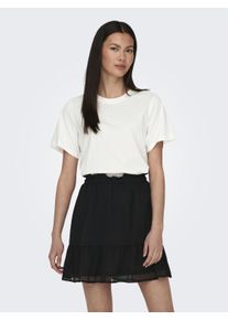 Jacqueline de Yong JDY Damen Kurzarmshirt "JDYPISA S/S T-SHIRT JRS NOOS", rot, modisch, Gr. L, Single Jersey, Obermaterial: 100% Baumwolle, Shirts