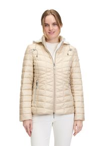 Gil Bret Damen Steppjacke, beige, casual, Gr. 36, unifarben, Web, Obermaterial: 100% Polyamid, Jacken, mit Kapuze