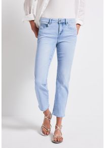 Street One Damen Slim-fit-Jeans "Tilly", blau, casual, Gr. 33, unifarben, Denim/Jeans, Obermaterial: 63% Baumwolle, 25% Polyester, 10% Viskose, 2%