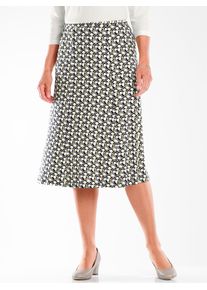 Classic Basics Damen Schlupfrock, bunt, Gr. 48, bedruckt, gemustert, mehrfarbig, 95% Viskose, 5% Elasthan, Röcke