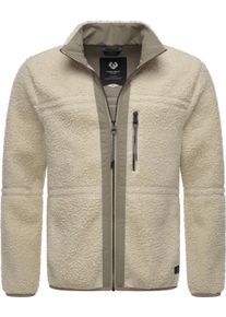Ragwear Herren Plüschjacke "Noory", beige, sportlich, Gr. XXXL, Plüsch, Material: 100% Polyester, Jacken, Herren Basic Teddy-Fleece Jacke