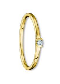 ONE ELEMENT Damen Diamantring "0.04 ct Diamant Brillant Ring aus 585 Gelbgold", 58,mit Diamant, Gelbgold 585-Diamanten, gold, Gelbgold 585,