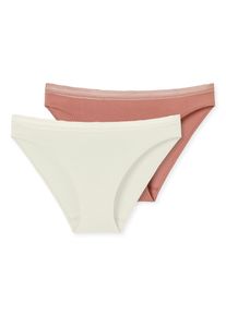Schiesser Damen Rioslip ""Cotton Lace"", Gr. 38, bunt, Single Jersey, Obermaterial: 95% Baumwolle, 5% Elasthan, unifarben, Unterhosen, mit femininem