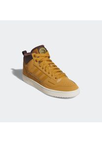 Damen Sneakerboots "RAPID COURT MID WINTERIZED", adidas Sportswear, Gr. 44, braun, Synthetik, sportlich, Schuhe, Sneaker, Schnürboots, Winterschuhe