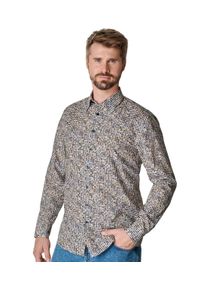 Casamoda Herren Langarmhemd "Casamoda Freizeithemd Print", gelb, Gr. XL, bedruckt, 100% Baumwolle, Hemden