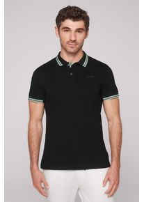 CMPD Herren Poloshirt, schwarz, casual, Gr. XL, bedruckt, Material: 97% Baumwolle, 3% Polyester, Shirts, mit Baumwolle