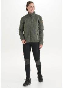 WHISTLER Damen Funktionstights "Millie", schwarz, casual, Gr. 36, mehrfarbig, 85% Polyamid, 15% Elasthan, Hosen, mit verstärkten Einsätzen