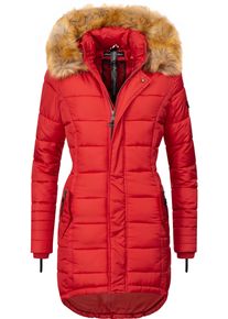 Navahoo Damen Steppmantel "Papaya", rot, casual, Gr. S, kontrastfarbene Details, Obermaterial: 100% Polyester, Futter: 100% Polyester, Wattierung: