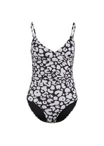 DEDICATED Wrap Swimsuit Klinte Badeanzug Women (Größe XS |grau)