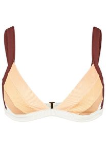 Rip Curl Block Party Spliced Fixed Tri Bikini-Top Damen (Gr XL |weiß)
