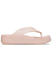 Crocs Getaway Platform Flip Sandalen Damen Alltag (Gr 6 |rosa)