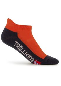 Multifunktionssocken Trollkids Hiking Low Cut Socks II Kinder (Gr 27-30 |rot)