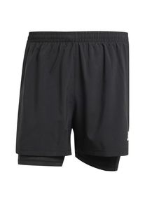 Adidas Own the Run Bars Shorts 2in1 Laufshorts Herren (Gr M |schwarz)