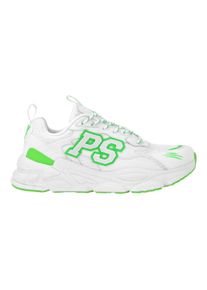 Plein Sport Low-Top Sneaker - L&auml;ufer Tiger - Gr. 41 (EU) - in Wei&szlig; - f&uuml;r Damen