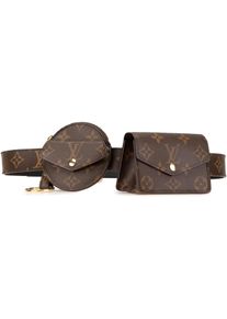 Louis Vuitton Bauchtaschen - 2020 Monogram Daily Multi Pocket 30mm Belt - Gr. ONE SIZE - in Braun - für Damen