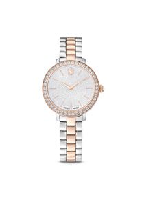 Swarovski Damen Quarzuhr "MATRIX 3-LINK"silberfarben, roségoldfarben, Armbanduhren, Armbanduhr, Damenuhr, Swiss Made, Edelstahlarmband, analog