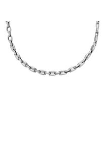 Diesel Damen Kette ohne Anhänger "Schmuck Geschenk Edelstahl METAMORPH, DX1582040", Edelstahl, L: 55cm B: 6mm, silber, Edelstahl, B:6mm, Halsketten