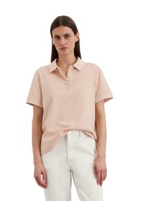 Marc O'Polo MARC O'POLO Damen Poloshirt "aus Light Piqué-Jersey"chalky peach, casual, Gr. XXL, unifarben, Obermaterial: 96% Baumwolle, 4% Elasthan, Shirts
